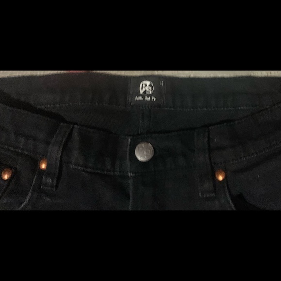 Paul Smith Slim Straight Black Jeans 32/34 NWOT - Picture 5 of 5